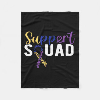 Suprt Squad Bewusstsein für Blasenkrebs Fleecedecke