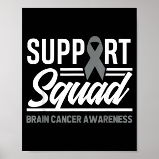 Suprt Squad Gehirntumor Suprt Gehirntumor-Krebs Poster