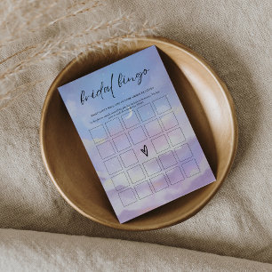 Sur Cloud 9 Fête des mariées Bingo Carte de jeu