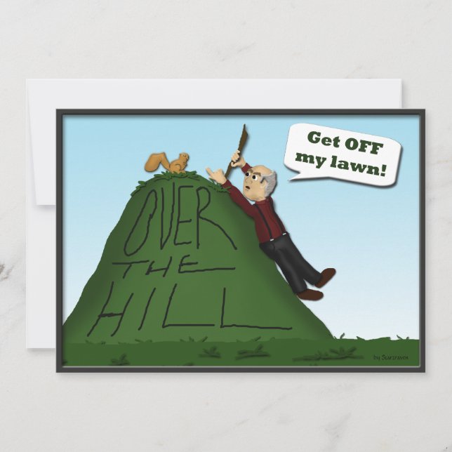 Sur la colline Invitations de fête d'anniversaire (Devant)