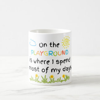 Sur la Mug de café de l'aire de jeu