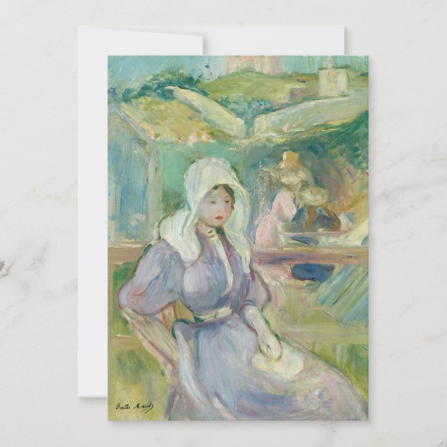 Sur La Plage à Portrieux | Berthe Morisot (Vorderseite)