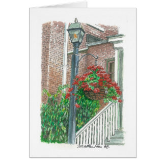 Sur le chemin à une vieille école