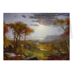Sur le fleuve Hudson, 1860 (huile sur la toile)