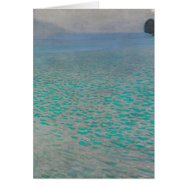 Sur le lac Attersee par Gustav Klimt, Art Vintage (Devant)