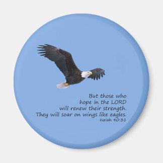 Sur les ailes comme Aigles Magnet