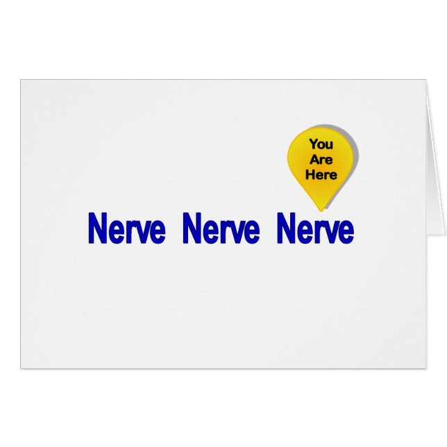 Sur ma Dernière Nerve (Devant horizontal)