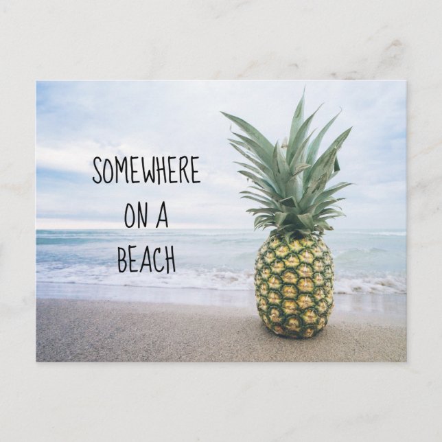 Sur une carte postale de plage (Devant)