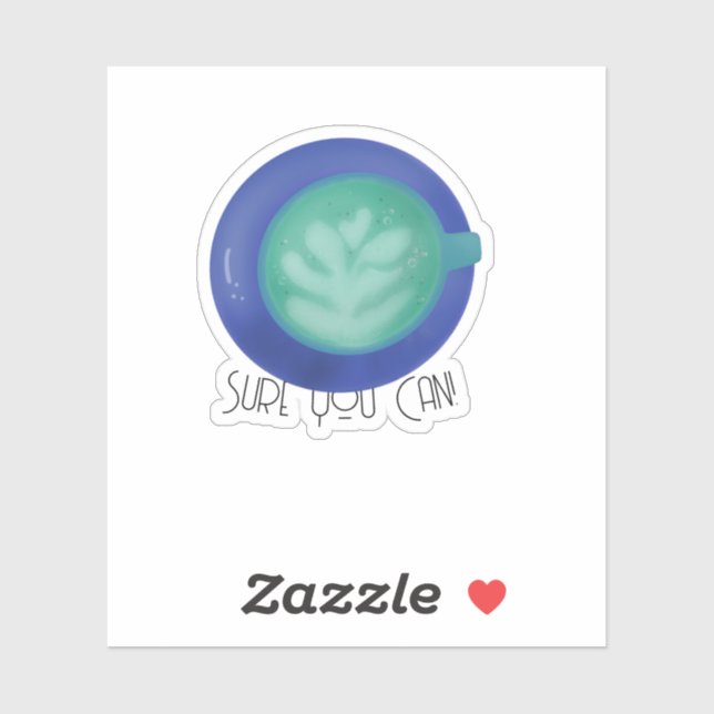Sure You Can Aufkleber (Blatt)