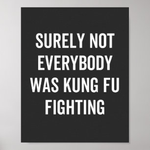 Surely Not Everybody Was Kung Fu Fighting Poster