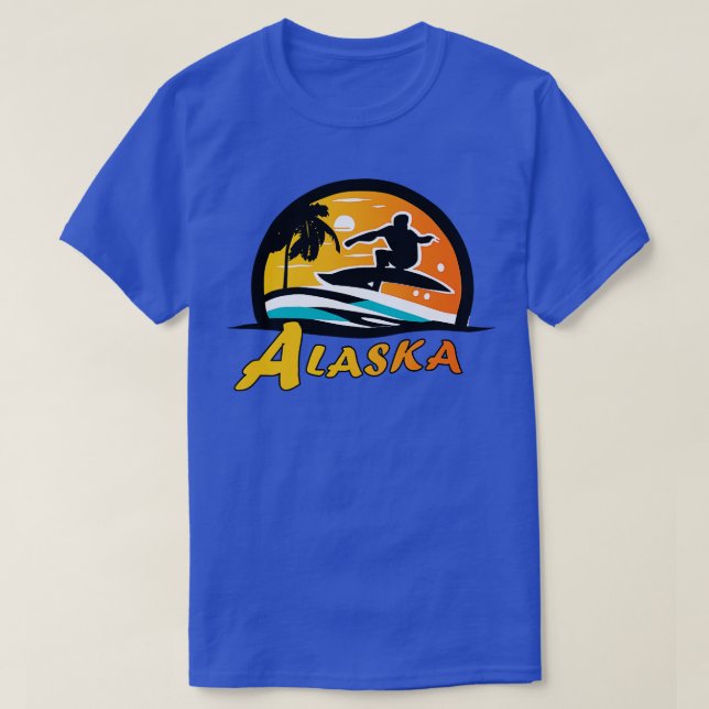 Surf Alaska TShirt (Design vorne)