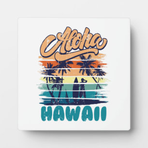Surf - Aloha Hawaii Fotoplatte