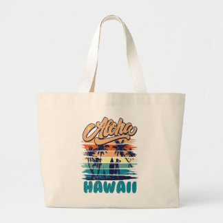 Surf - Aloha Hawaii Jumbo Stoffbeutel