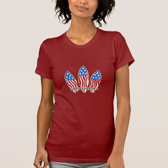 Surf America Ladys T - Shirt (Vorderseite)