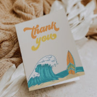 Surf Anniversaire Merci Cartes