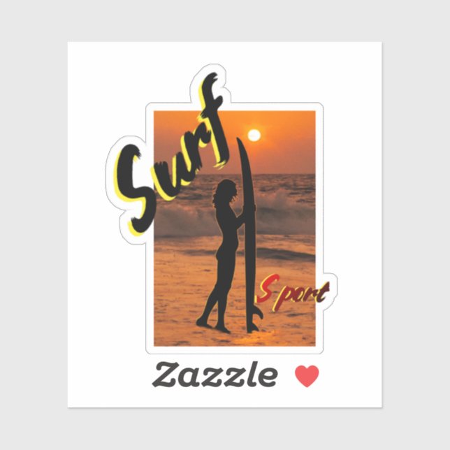 SURF AUFKLEBER (Blatt)