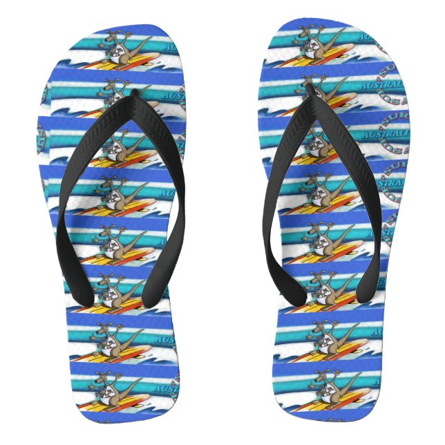 Surf Australia Weitwinkeltreppen Flip Flops (Fußbett)