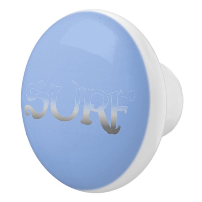 Surf bleu fade ceramique bouton (Droite)