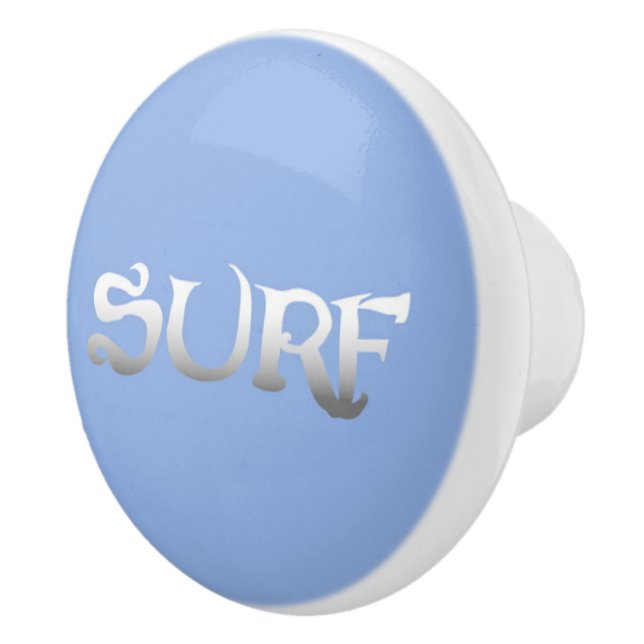 Surf-blue-Keramik Keramikknauf (Rechts)