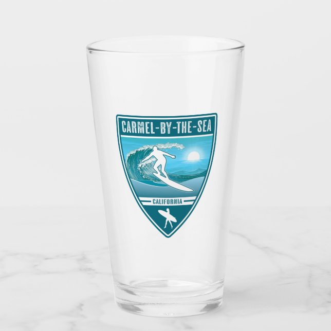 Surf Carmel-by-the-Sea California Glas (Vorderseite)