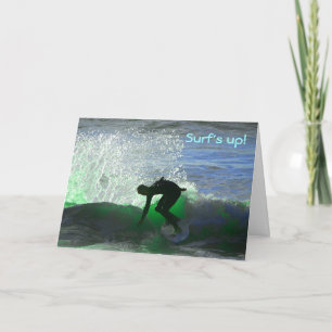 SURF ! Carte d'anniversaire