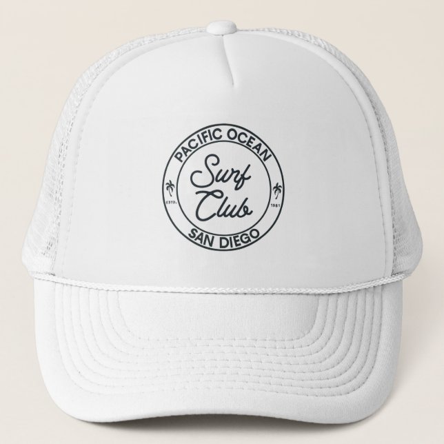 Surf Club LKW-Hut Truckerkappe (Vorderseite)