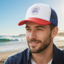  Surf Club Red White Blue California beach towns