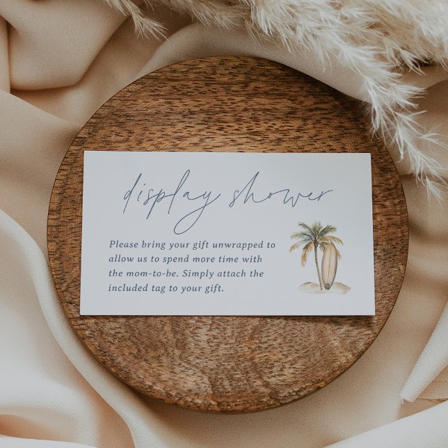 Surf côtier Carte de compartiment de douche d'affi (Créateur téléchargé)