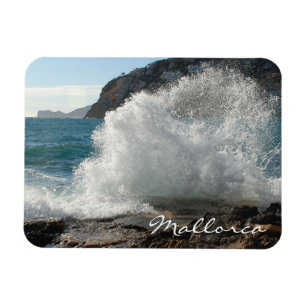 Surf-Crashing, Mallorca, Balearen Magnet