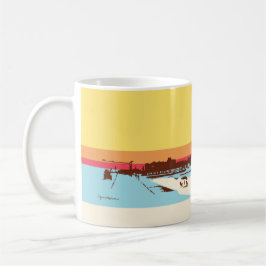 Surf Days - Galveston Island, Pleasure Pier Kaffeetasse