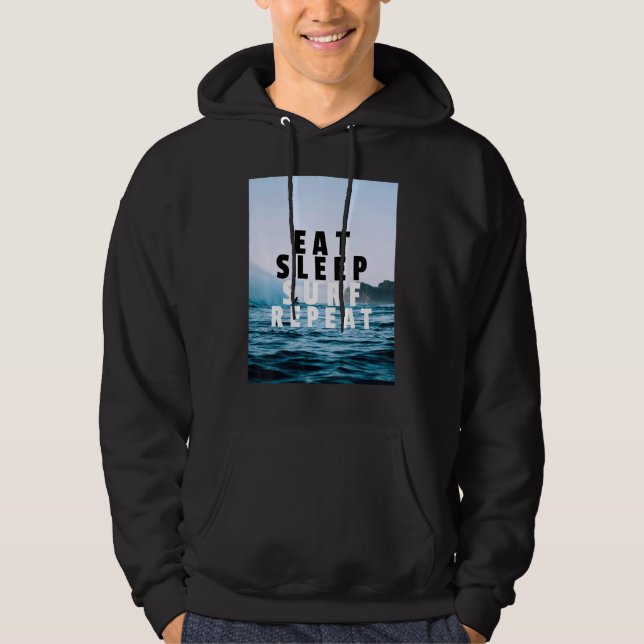 Surf-Design Hoodie (Vorderseite)