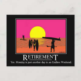 SURF: Endloses Wochenende Postkarte