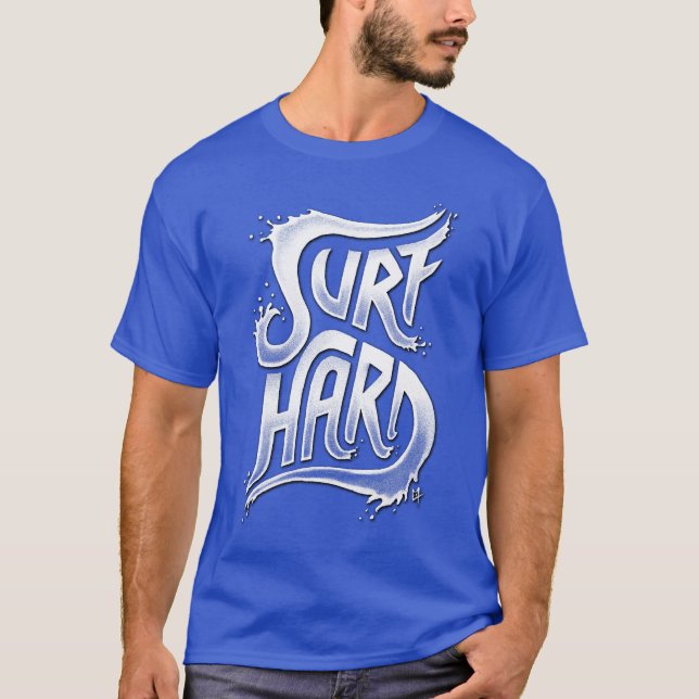 Surf hart T-Shirt (Vorderseite)