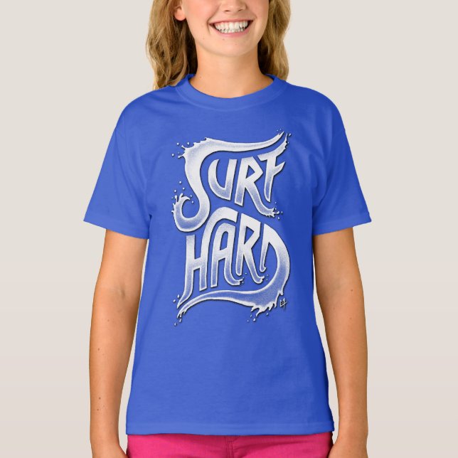 Surf hart T-Shirt (Vorderseite)