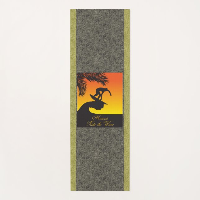Surf: Hawaii Yoga Mat Yogamatte (Vorderseite)