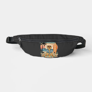 Surf-Hund Retro-Strand Sommer Bauchtasche