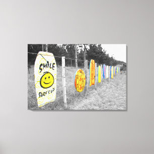 SURF IST AUF! 24x36 Leinwanddruck