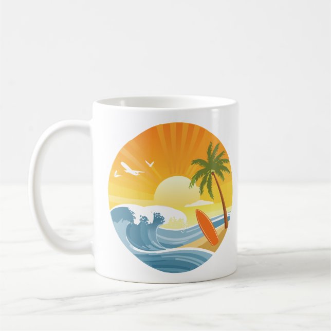 Surf ist auf! kaffeetasse (Links)