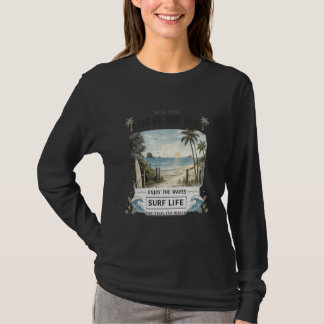 Surf Life Damen Langarmshirt T-Shirt