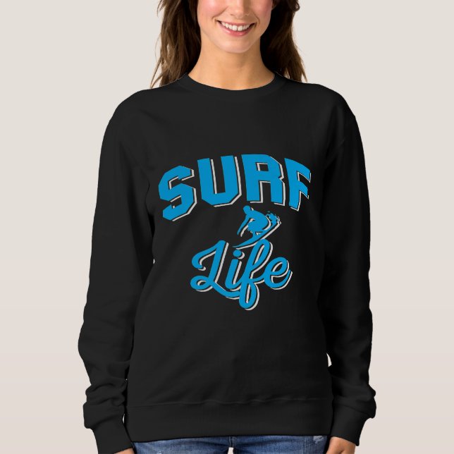 Surf Life Premium Sweatshirt (Vorderseite)