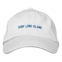 Surf Long Island hat - Blauer Text