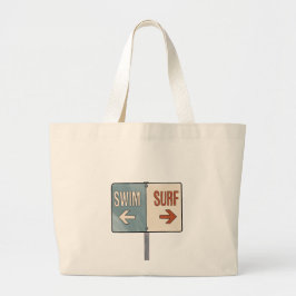 Surf Malibu Tote Bag Jumbo Stoffbeutel