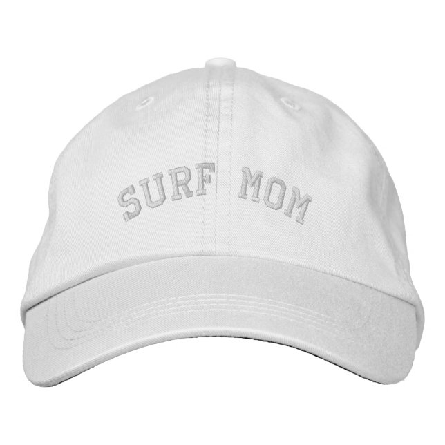 Surf Mama bestickt Bestickte Baseballkappe (Vorderseite)