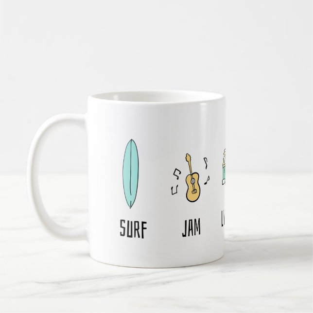 Surf-Marmelade in einem Van Kaffeetasse (Links)