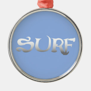 Surf Medal Ornament Aus Metall