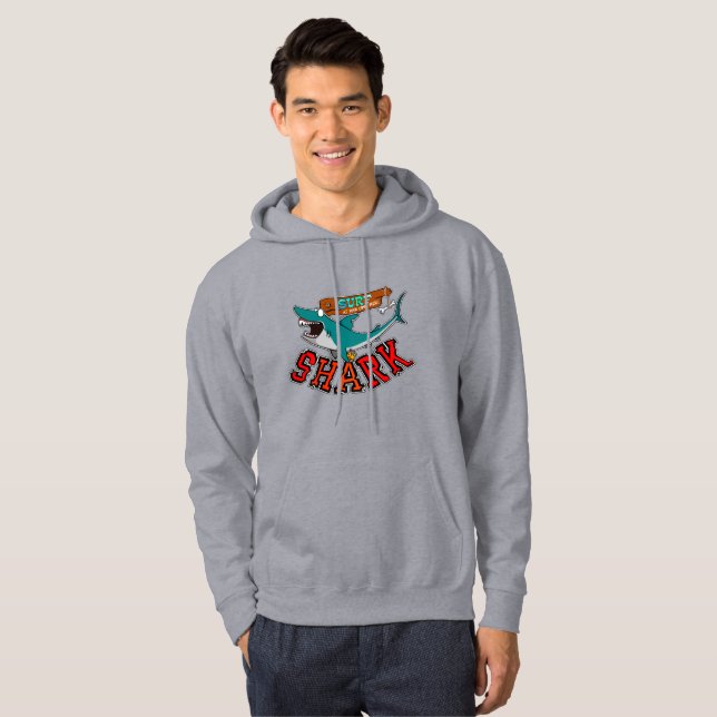 Surf mit Hai Hoodie (Vorne ganz)