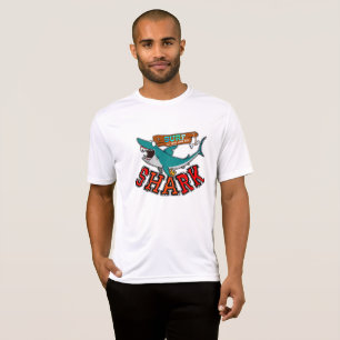 Surf mit Hai T-Shirt