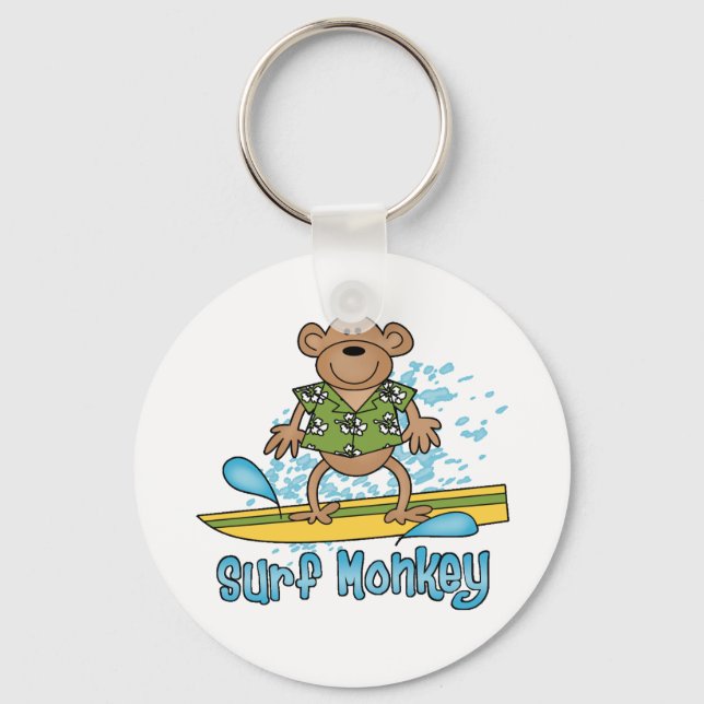 Surf Monkey Schlüsselanhänger (Vorderseite)