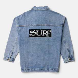 Surf noir femmes jean veste