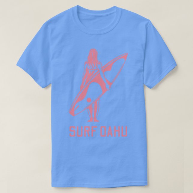 Surf Oahu Hawaii TShirt (Design vorne)